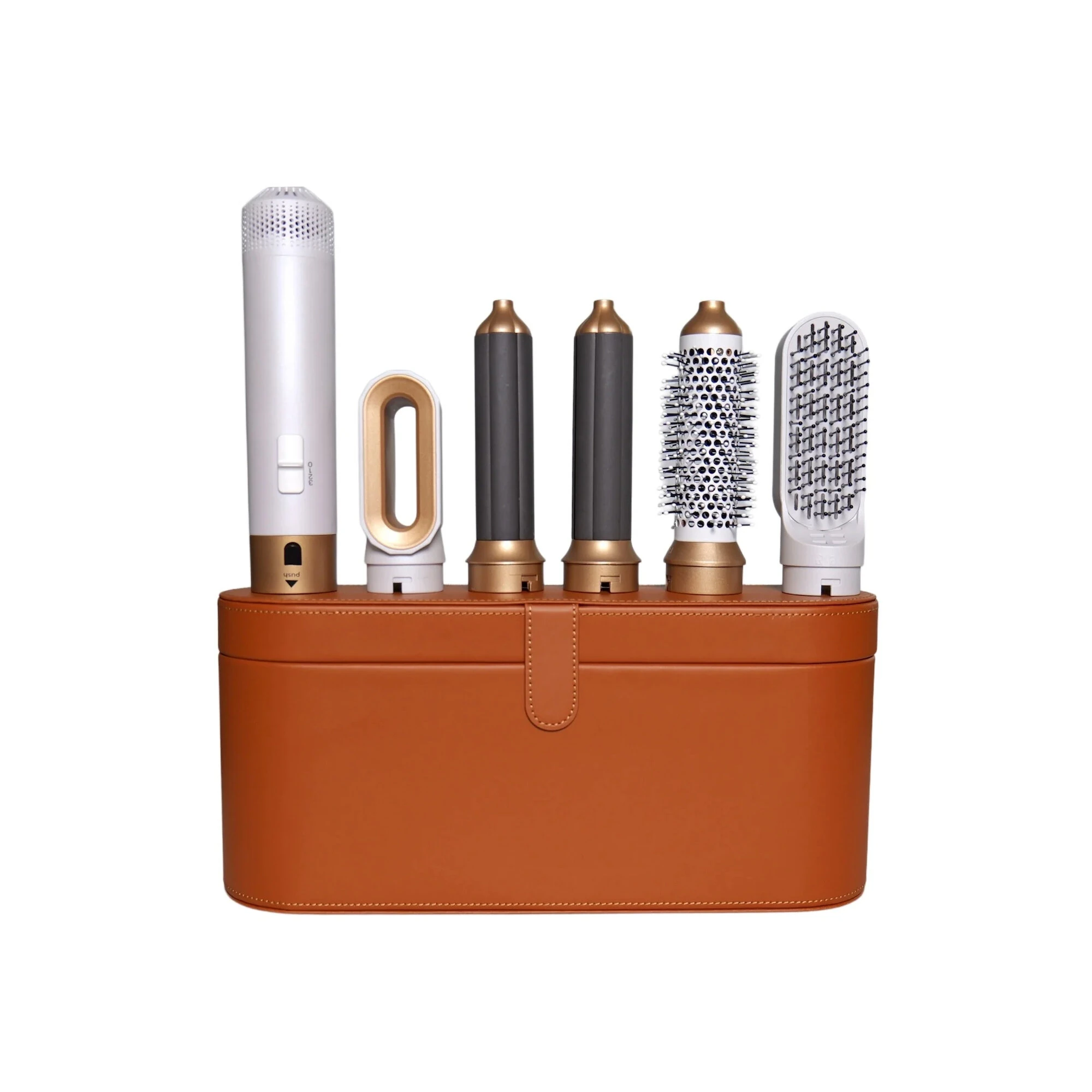 (image for) 5 in 1 Multi-Function Styler With Detachable Curling Iron Hair Straightener Hair Brush Hair Dryer For Hair Multi Styling EU Plug